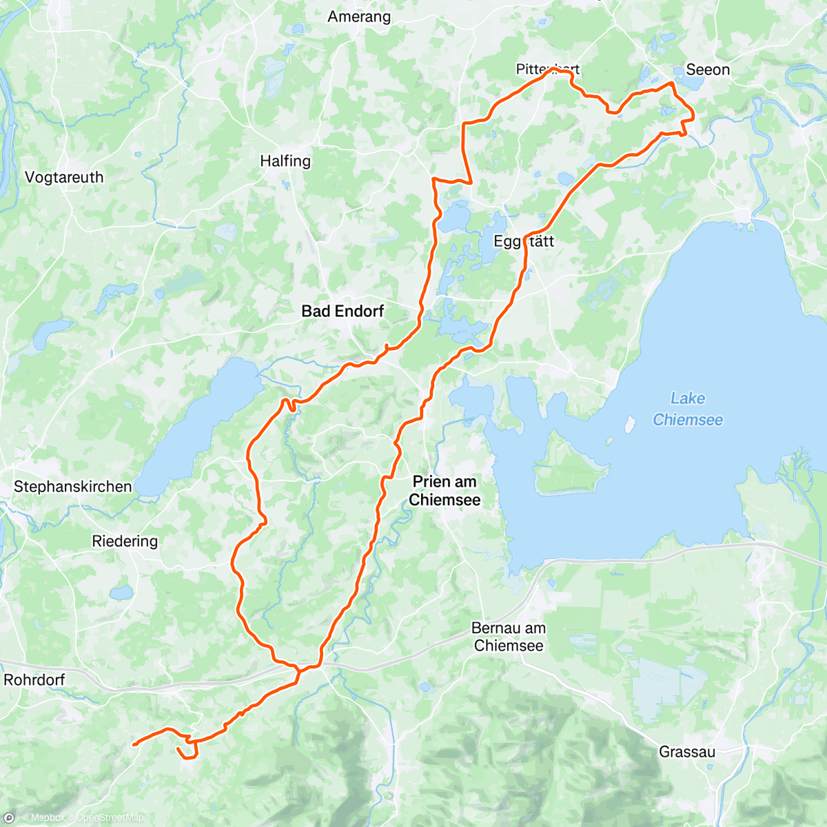 Map of the activity, Training mit dem King of the Crust