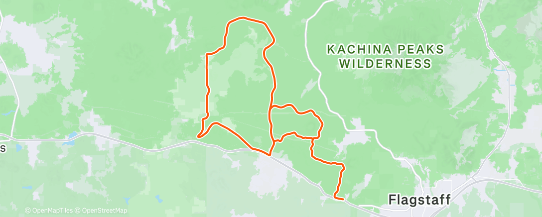 Map of the activity, A1 Bear Howard figure 8 Z2 gravel ride w/ Scott