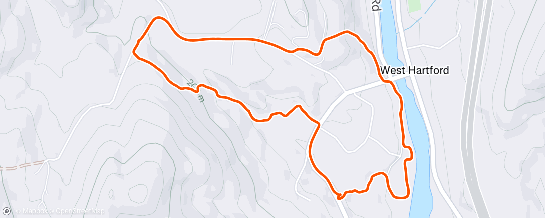Map of the activity, Even on Race day Pop needs his jaunt