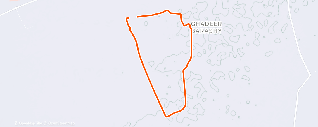 Map of the activity, MyWhoosh - Al Qudra