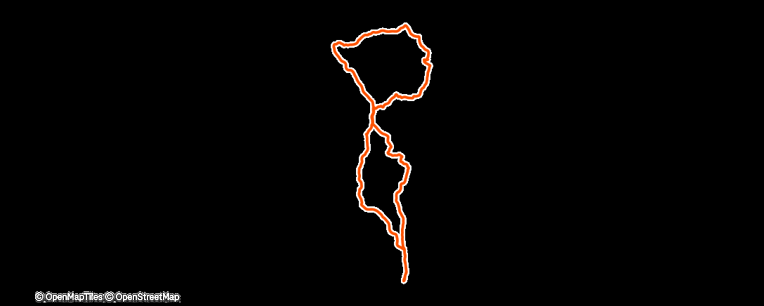 Map of the activity, Annual lads outing