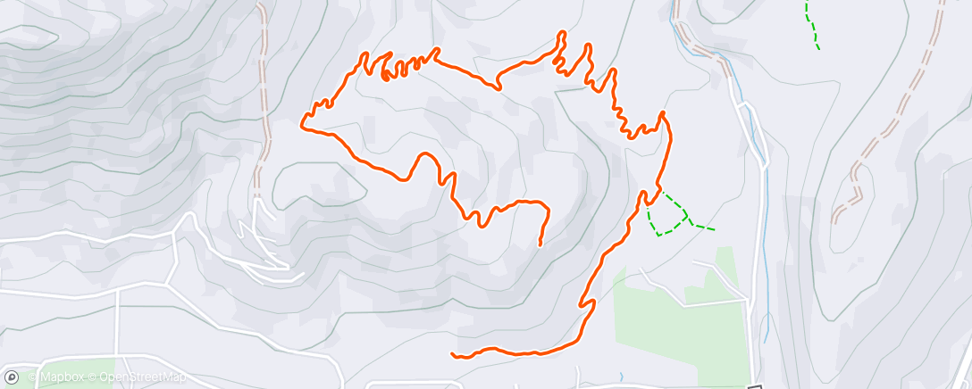 Map of the activity, Morning Run