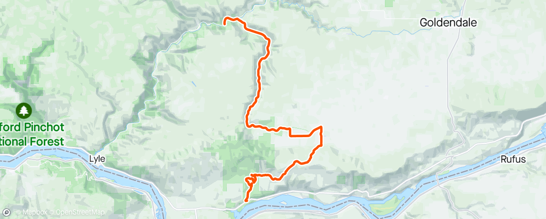 Mappa dell'attività 🌼 Swale Canyon Ride 🌼