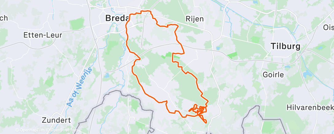 Карта физической активности (Post-kerst Alphen cross 🎄)