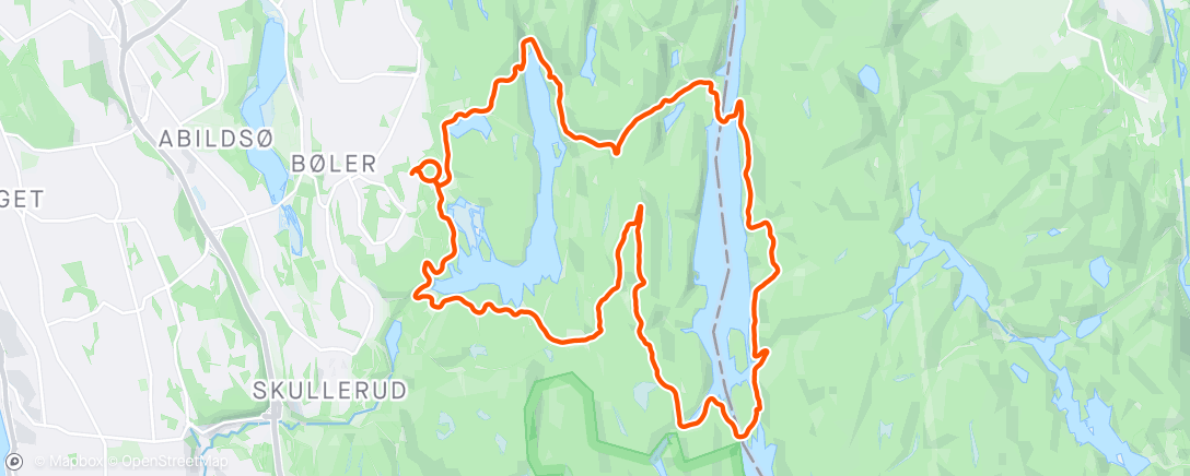 Carte de l'activité Søndagstur med Truls og Håkon