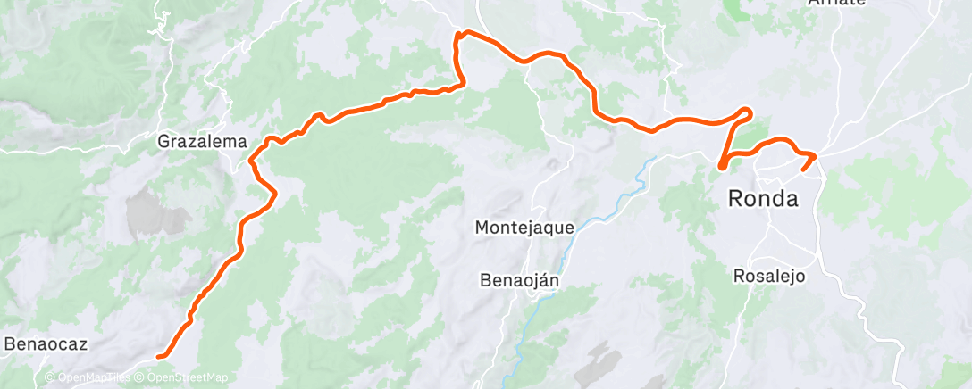 Карта физической активности (Bicicleta por la mañana)