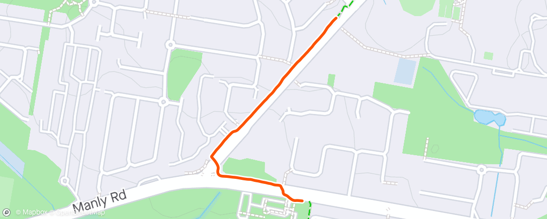 Karte der Aktivität „Cool down walk”