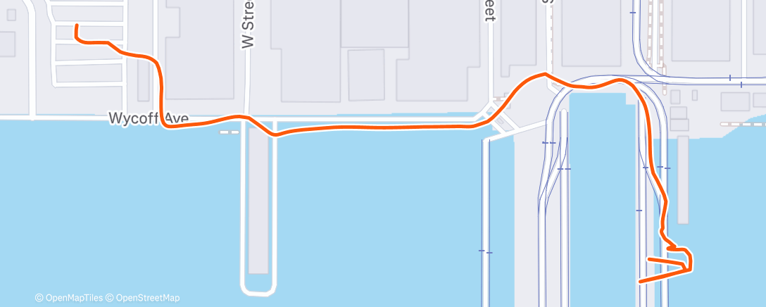 Map of the activity, Morning Walk