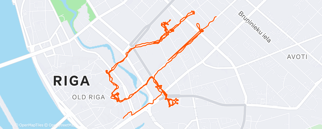 Карта физической активности (Lunch Walk)