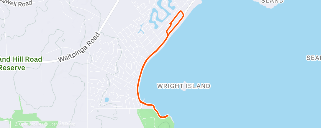 Mappa dell'attività Afternoon Run