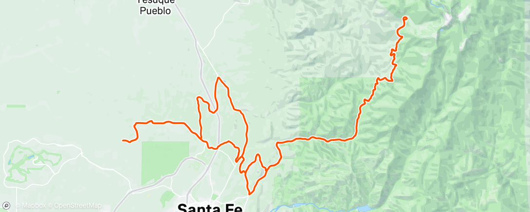 Map of the activity, Turns out efforts are much easier when it’s not 100 degrees 🤷🏻‍♀️