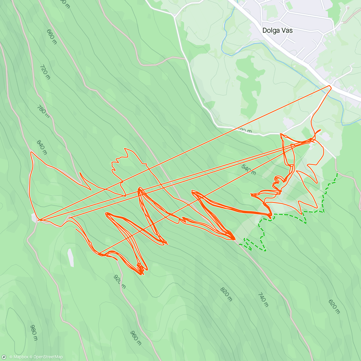 Map of the activity, Kočevje shuttle day💪🏻💪🏻💪🏻