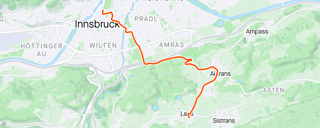 Map of the activity, Zwift - Recovery in Innsbruck