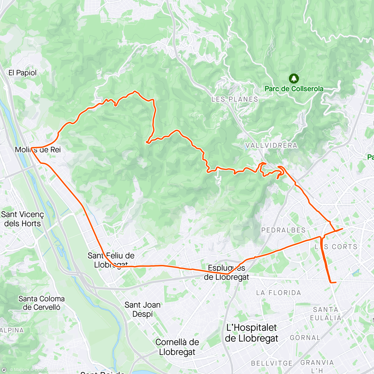 Map of the activity, Bona diada 🍻
