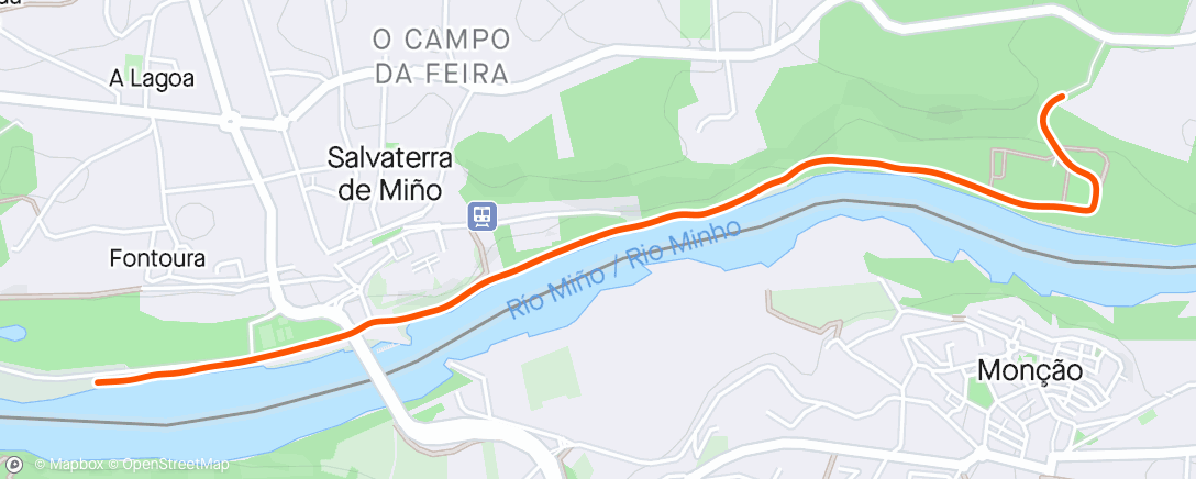 Map of the activity, +5 km sin batería 🏃🏻‍♂️☀️