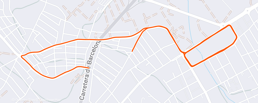 Mappa dell'attività Carrera de noche