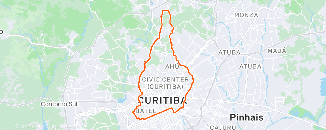 Map of the activity, 2026-01-02Ride