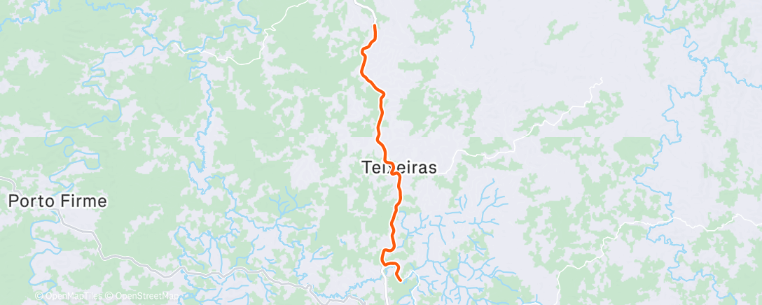 Map of the activity, Afternoon Mountain Bike Ride