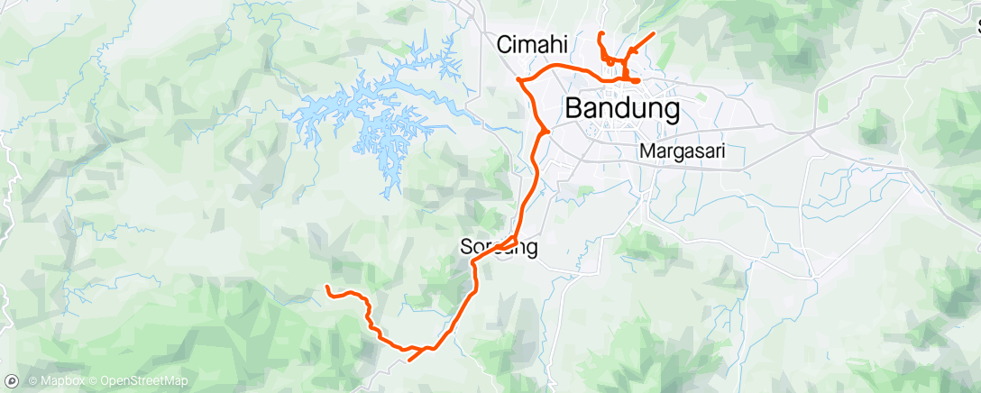 Map of the activity, Morning Activity