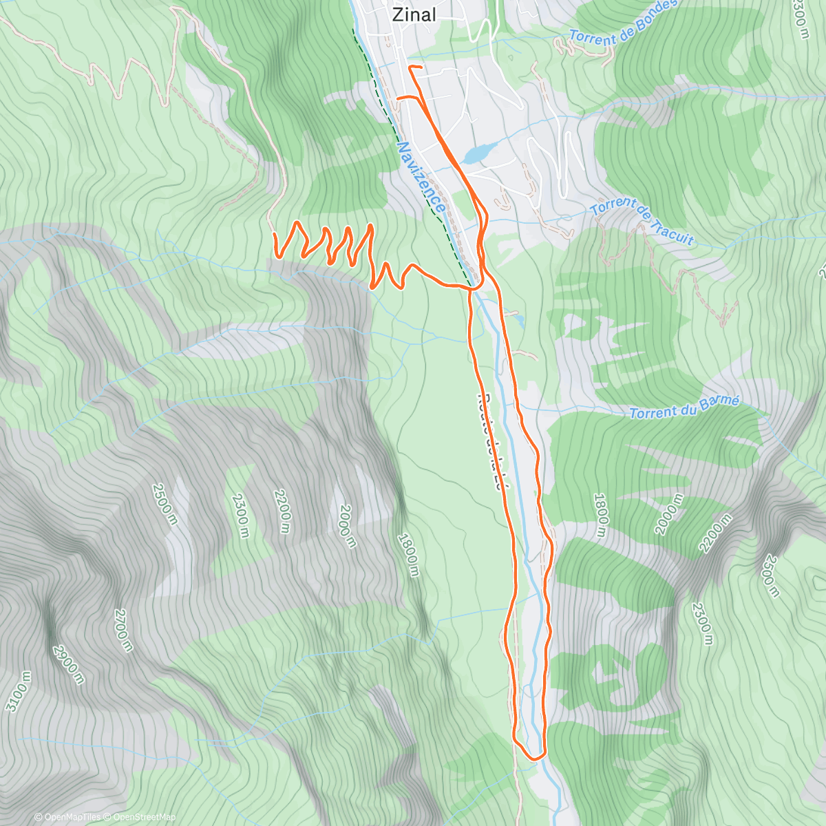 Map of the activity, Digérer les vols du matin 🪂