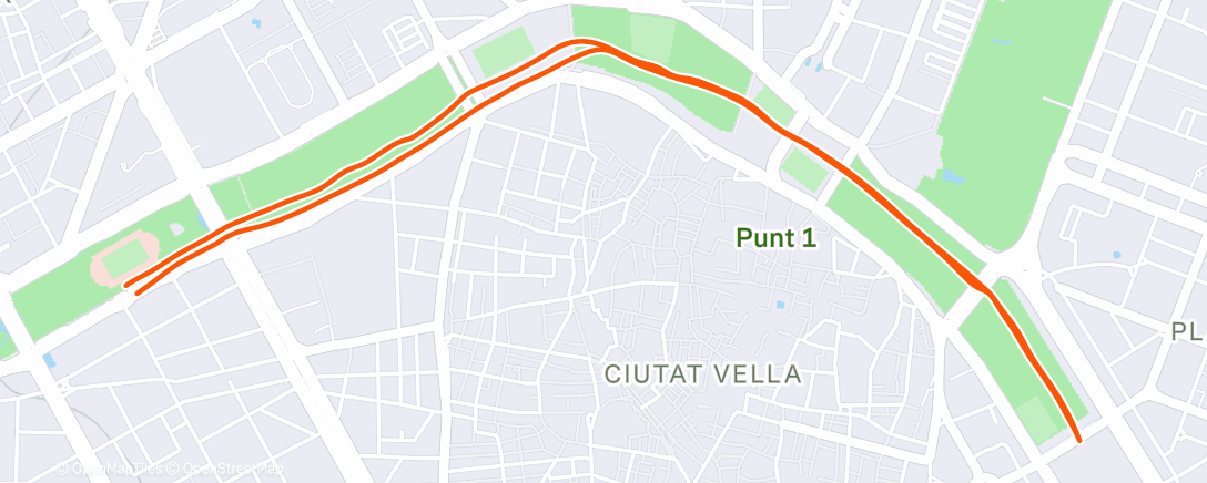 Карта физической активности (Lunch Run)