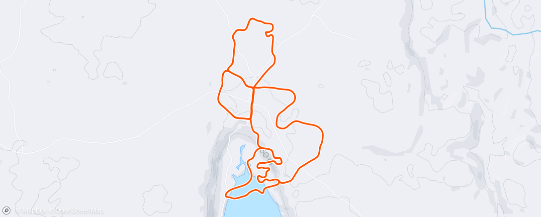 Карта физической активности (Zwift - Group Ride: L'Etape du Tour Prologue: April on Neon Flats in Makuri Islands)