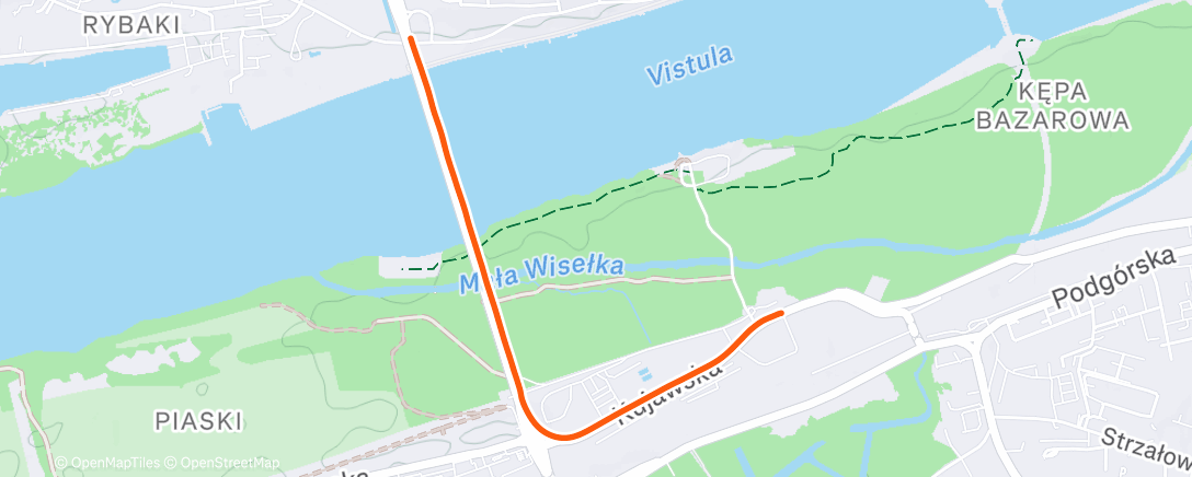 Map of the activity, Evening Gravel Ride