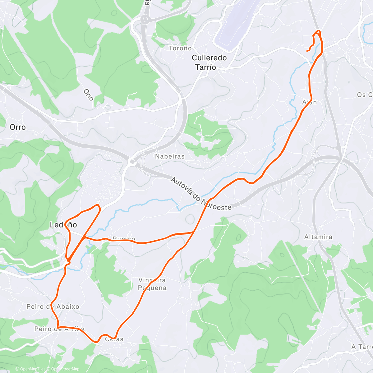 Карта физической активности (Paseito Ride post madrugon 🥴🥴)