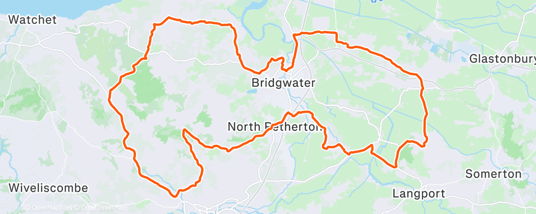 Map of the activity, Morning Ride
