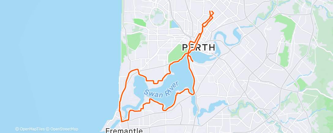 Карта физической активности (Morning Ride)