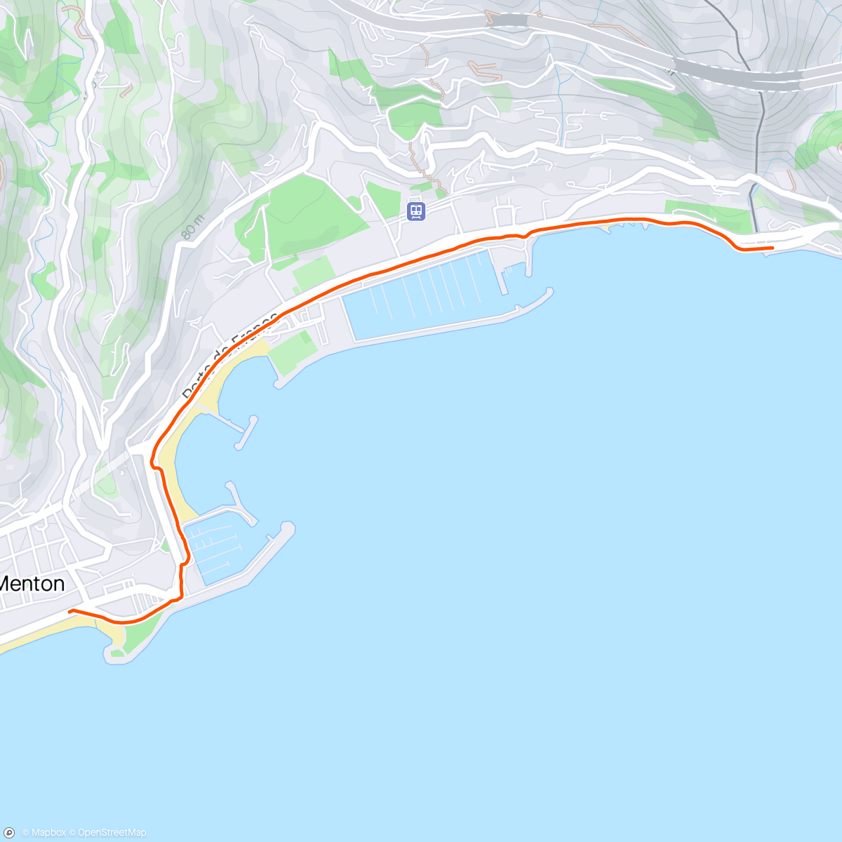 Map of the activity, 🌴😎Menton 🌴😎