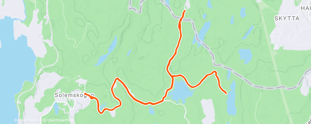 Map of the activity, Lilloseter med Geir og Molly 🤩