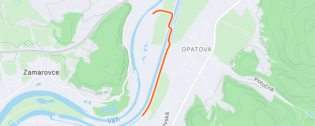 Map of the activity, Lunch Ride