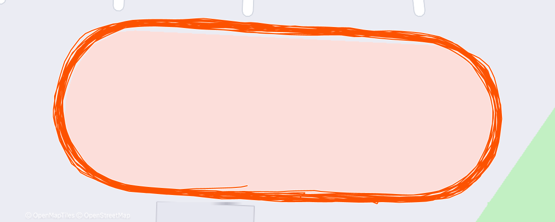 Map of the activity, Corrida matinal