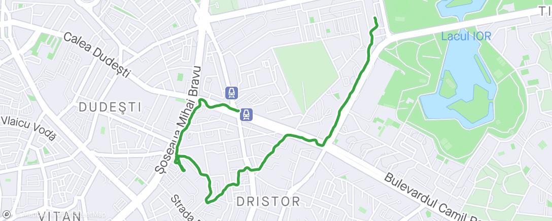 Map of the activity, Walk BucurEsti 👣 2.8K #40217 Urban Transfer 🔖 aRound Dristeur Session ❄️