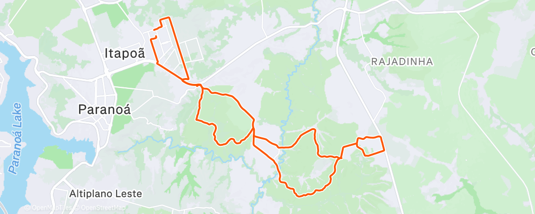 Map of the activity, Mtb