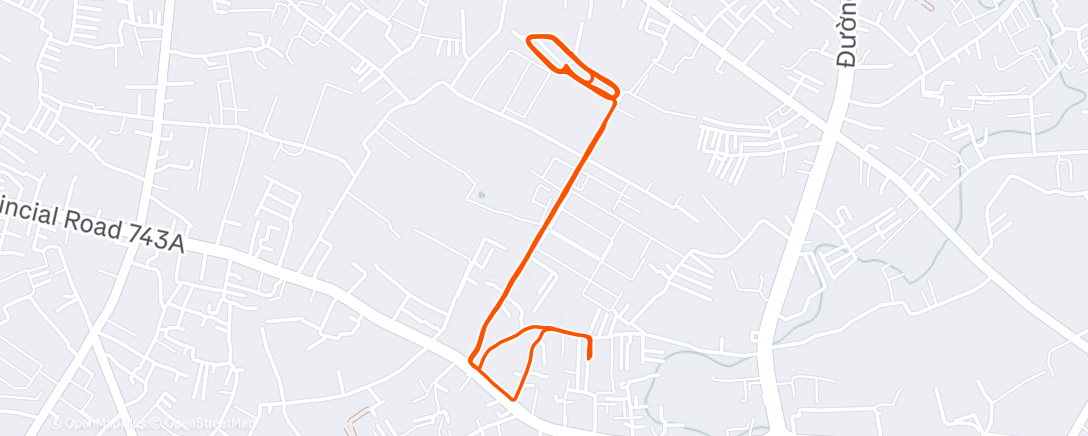 Карта физической активности (Chạy ngoài trời)