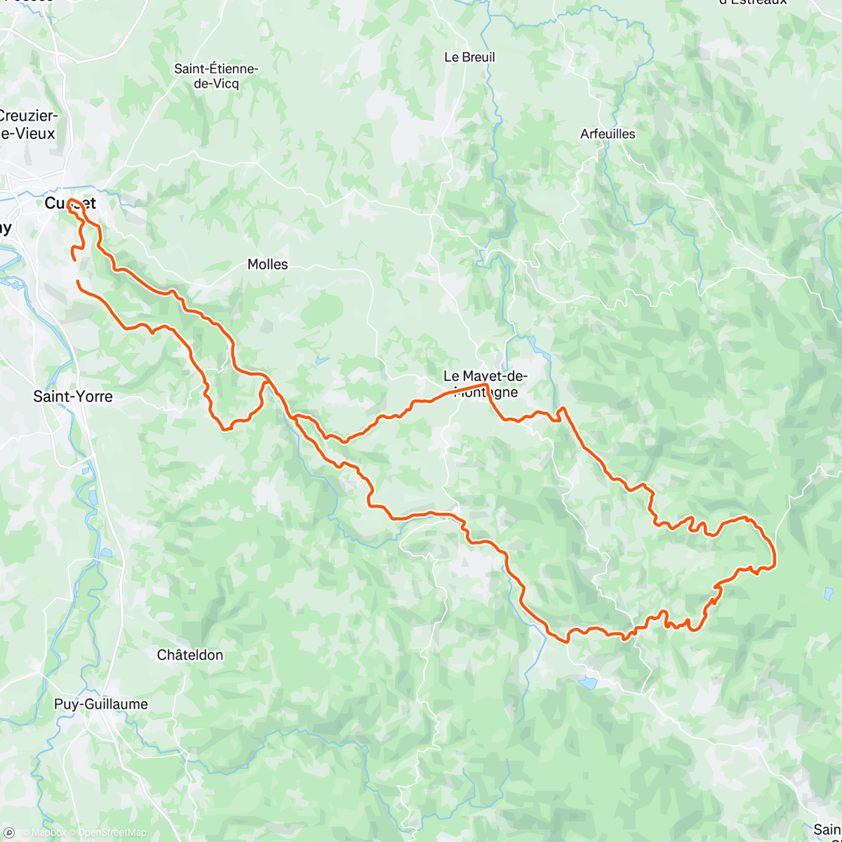 Map of the activity, Mauvaise journée pour le petit plateau.
