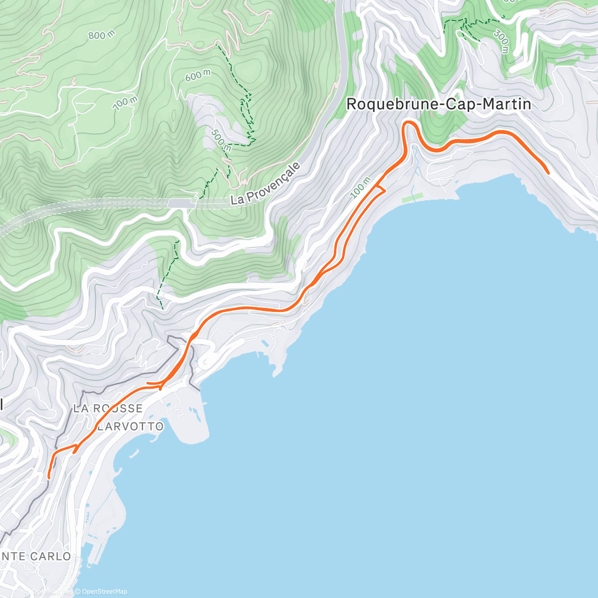Map of the activity, MONACOOO 🛥️🛟🌊 - VMA 16,28