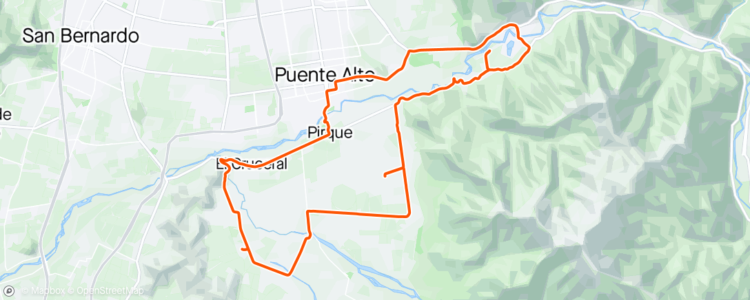 Map of the activity, Visitando el campeonato Nacional de ciclocross
