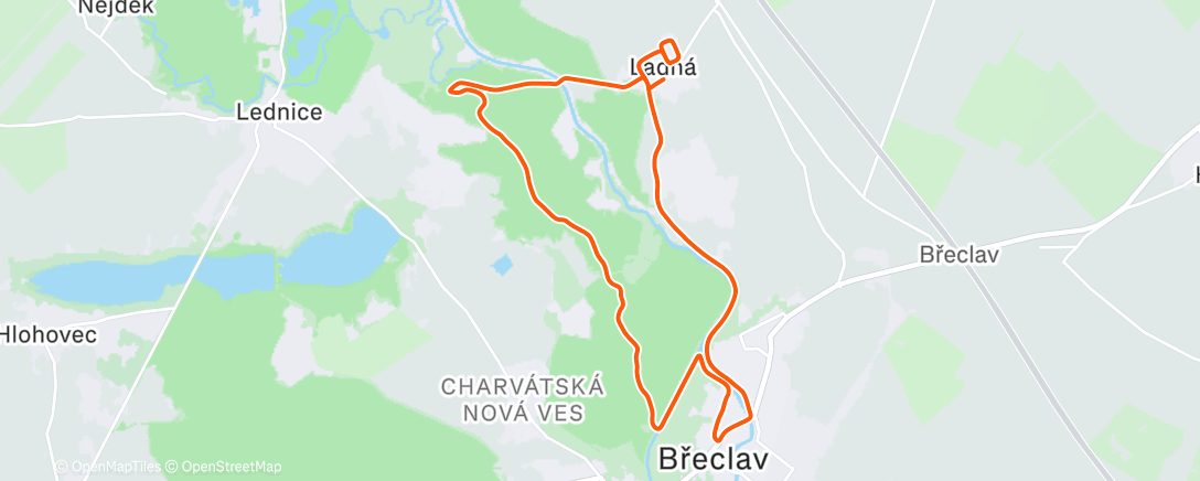 Map of the activity, Afternoon Ride