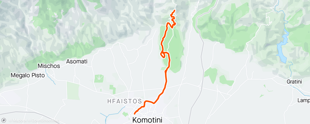 Map of the activity, Στις γνωστές πατέκες 🚴
