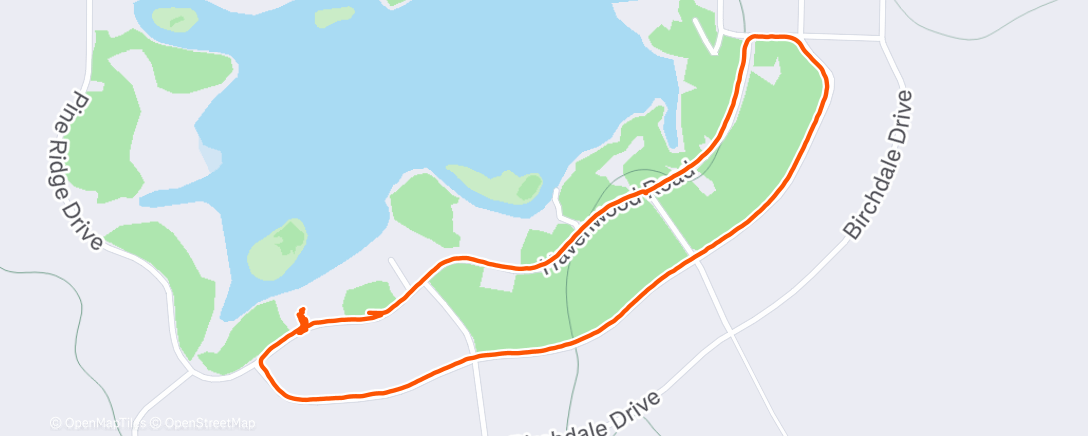 Mapa de la actividad (Afternoon Walk)