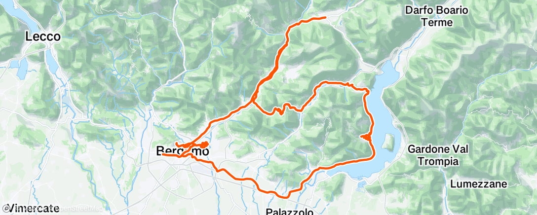 Mapa de la actividad (Morning Ride)