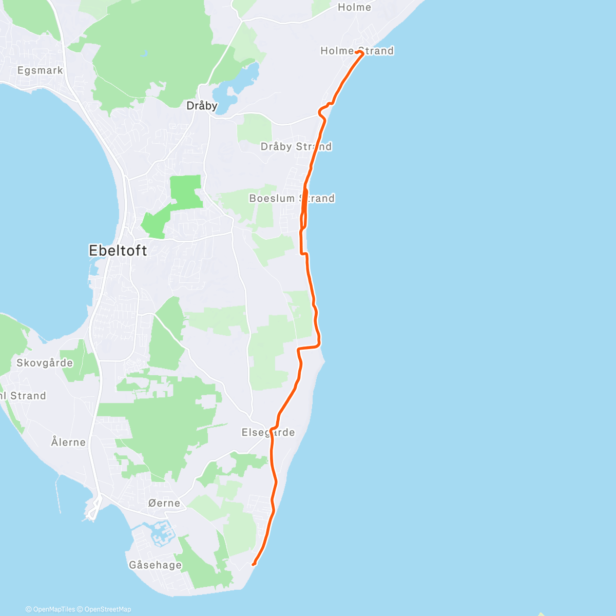 Карта физической активности (Oceanside leg shake half 🏃🏼‍♂️)