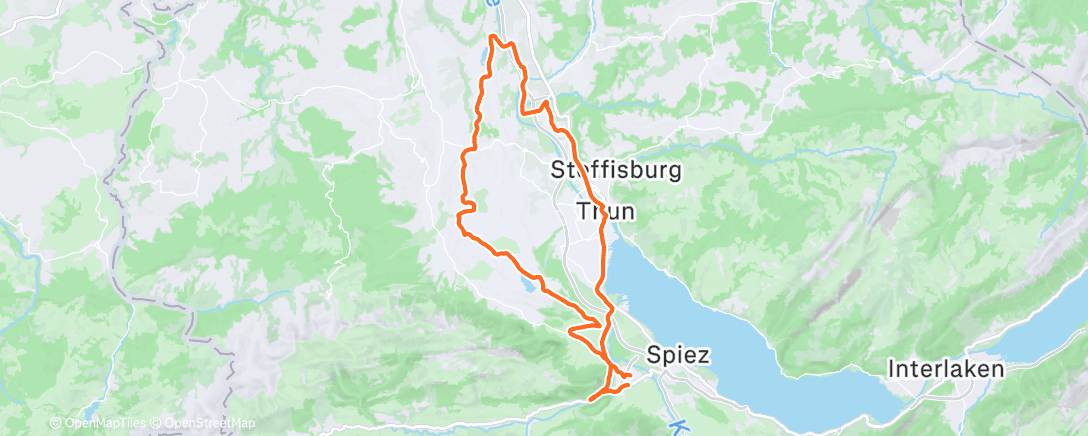 活动地图，Mittagsradfahrt