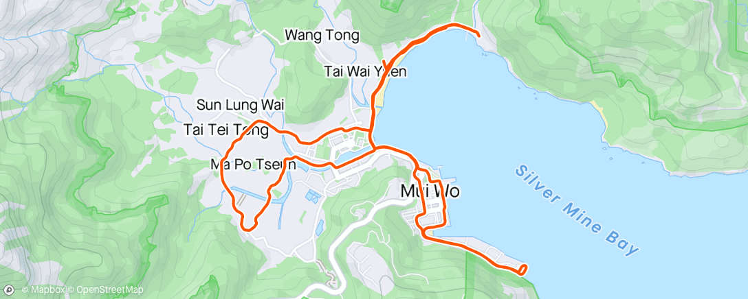 Map of the activity, Gentle Morning Run 😀