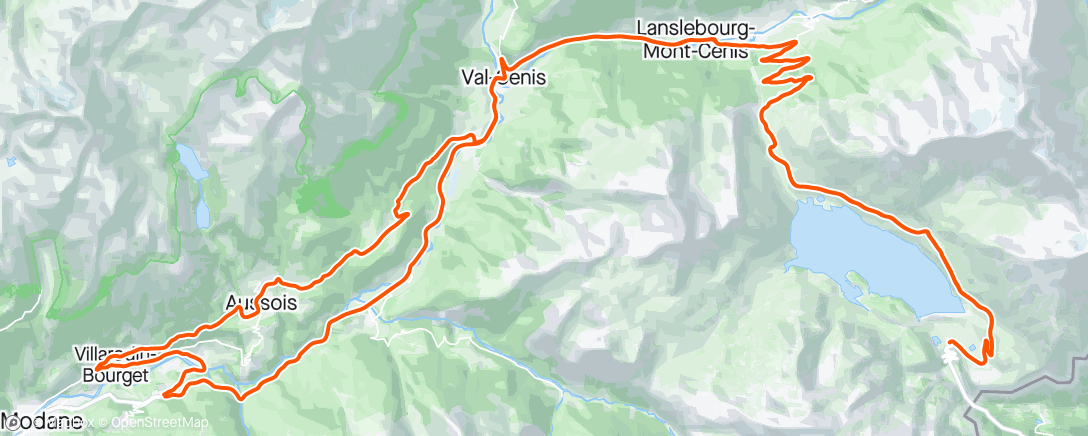 Map of the activity, Col du Mont-Cenis et un peu plus, avec les Truchet !