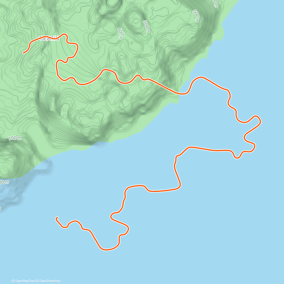 Map of the activity, Zwift - Sand And Sequoias in Watopia