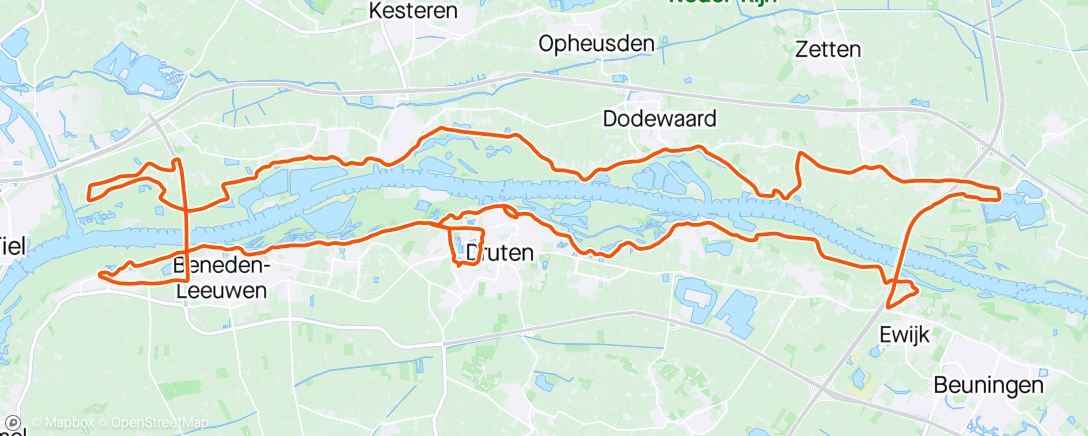 Map of the activity, Brug brug plus rechtsom